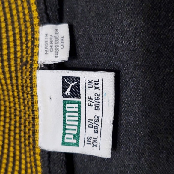 Men's Puma Half Zip Sweater Size XXL Gray Long Sleeve Shirt - Picture 4 of 7